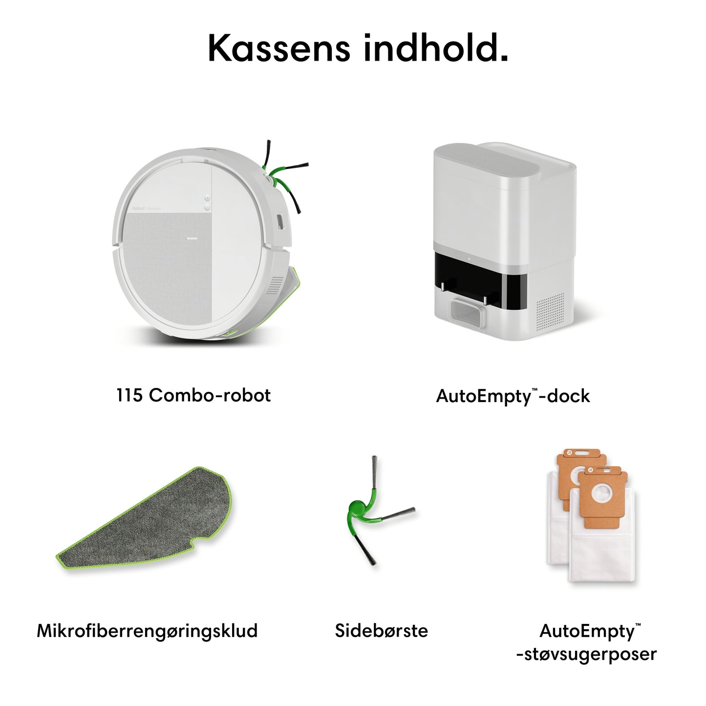 Roomba® 115 Combo robots + AutoEmpty™ dokstacija
