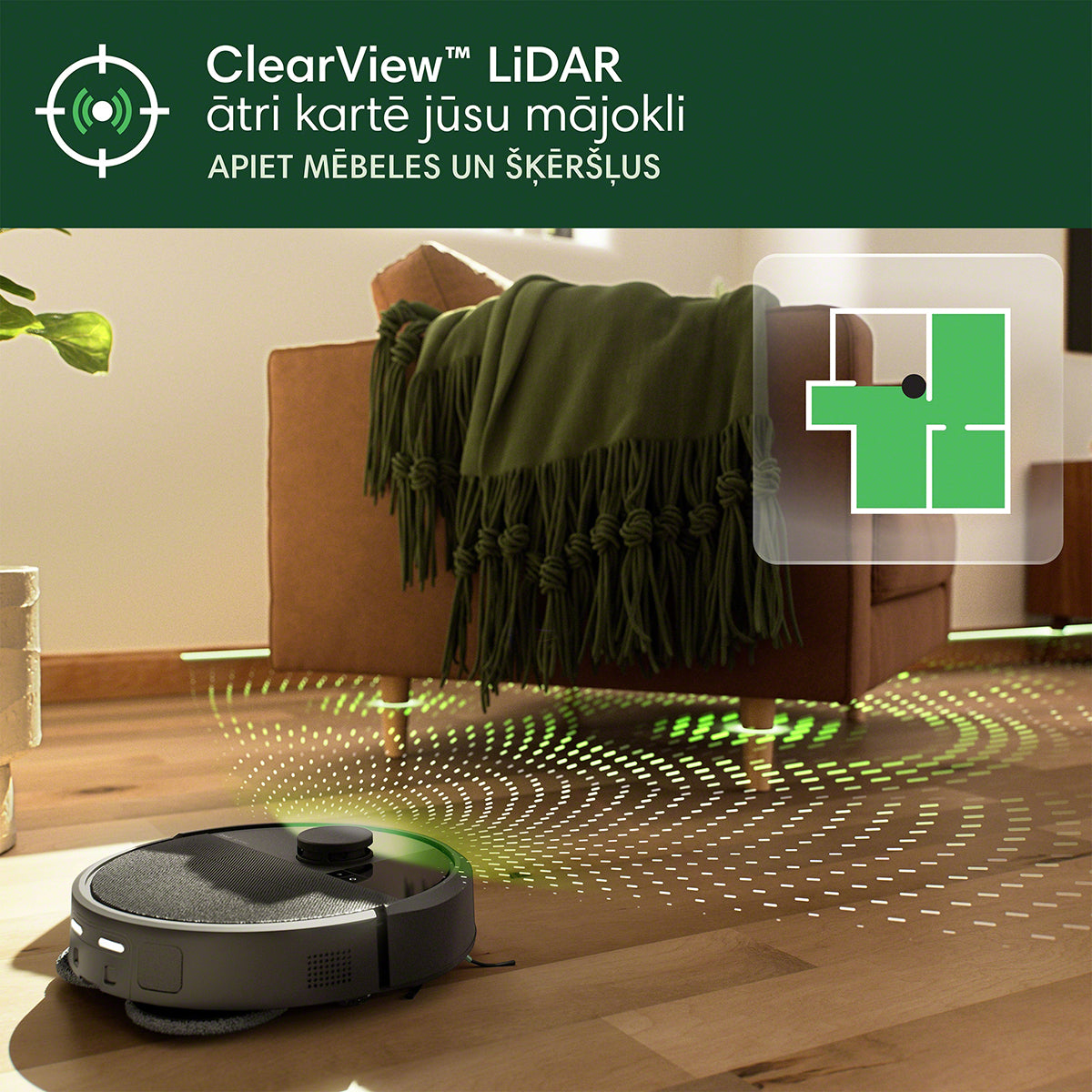 Roomba® Plus 405 Combo robotu + AutoWash™ stacija