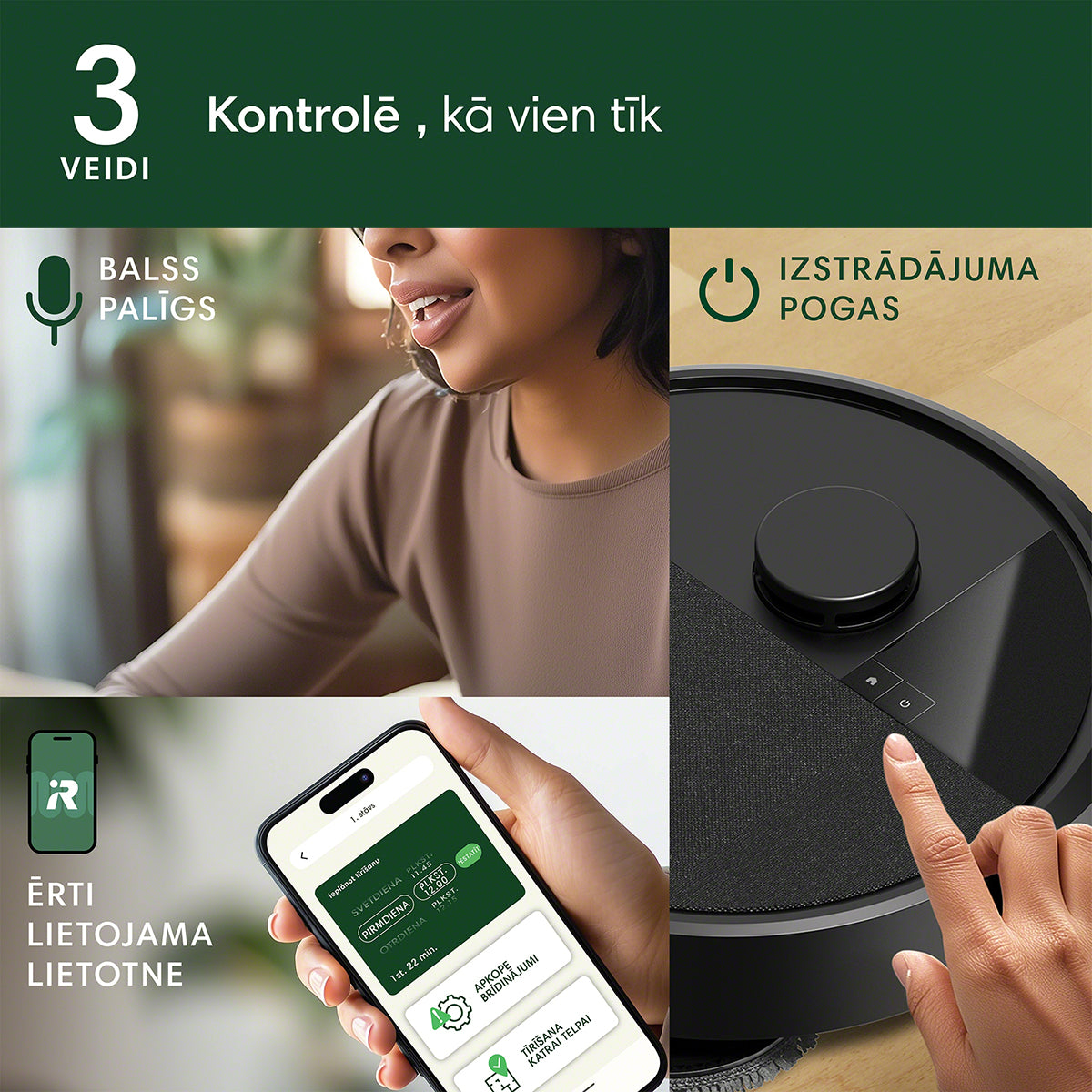 Roomba® Plus 405 Combo robotu + AutoWash™ stacija