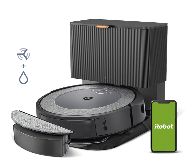 Roomba Combo® i5+ robots putekļu sūcējs ar grīdas mazgāšanas funkciju