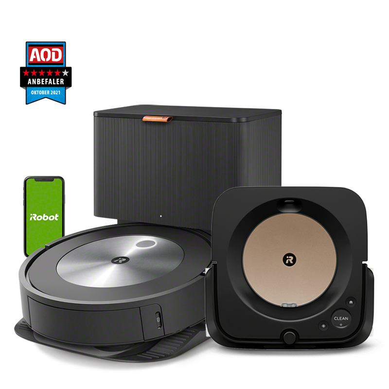 iRobot® Roomba® j7+ & Braava jet® m6, melns, komplekts