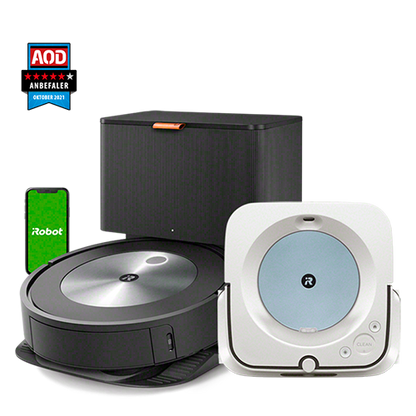 iRobot® Roomba® j7+ & Braava jet® m6, balts/zils, komplekts