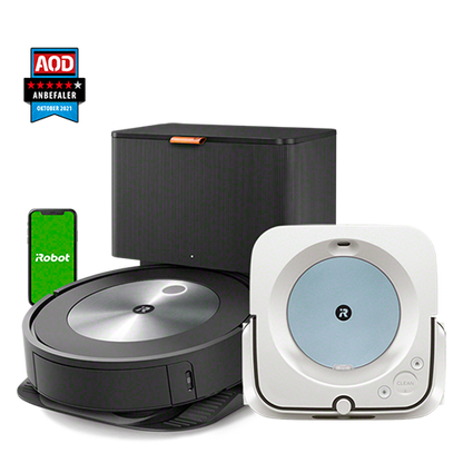 Roomba® j7+ & Braava jet® m6, balts/zils, komplekts