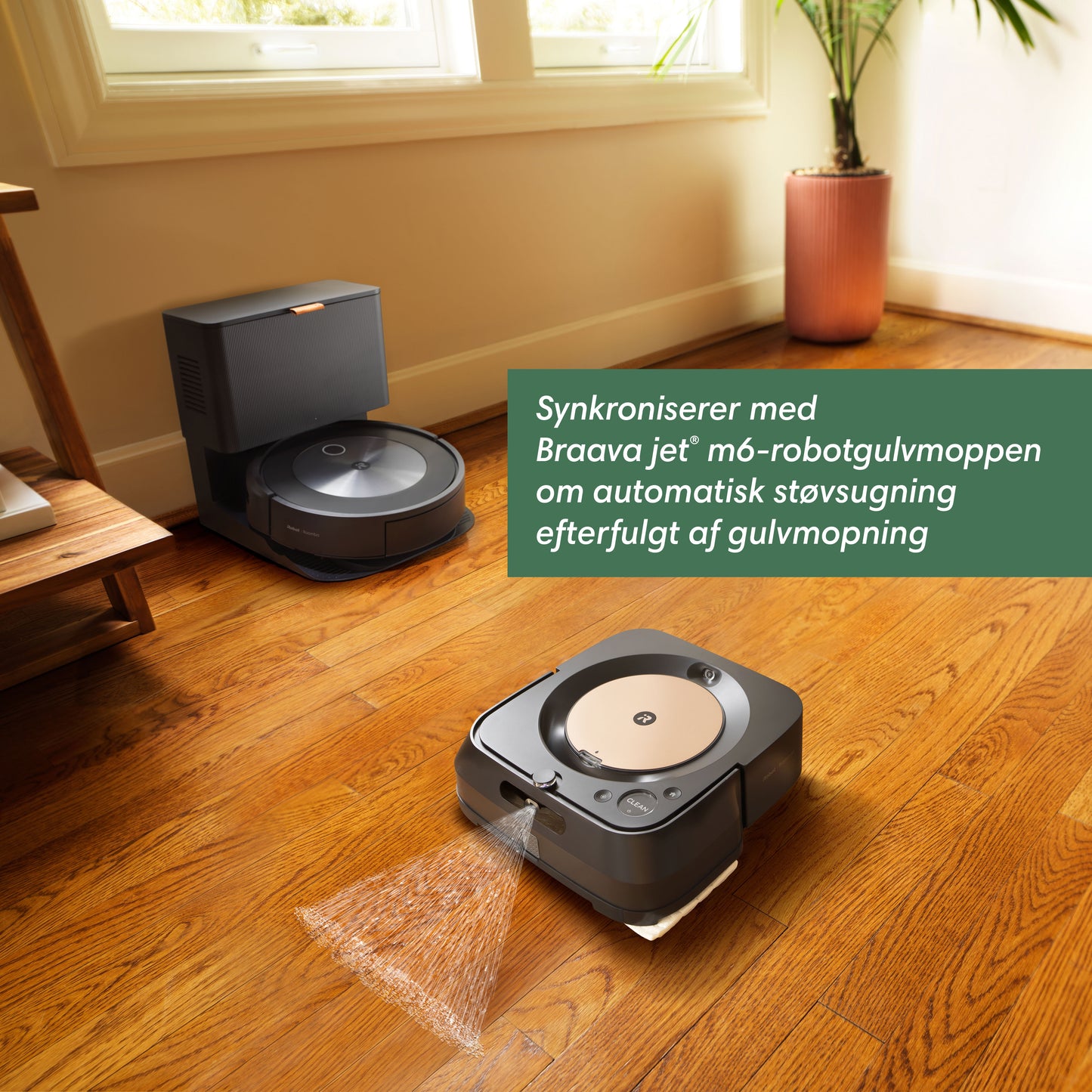 iRobot® Roomba® j7+ & Braava jet® m6, melns, komplekts