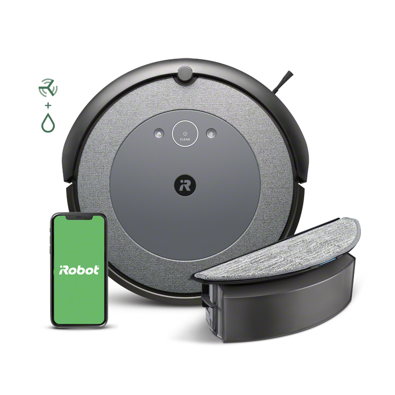 Roomba Combo® i5 robots putekļu sūcējs ar grīdas mazgāšanas funkciju