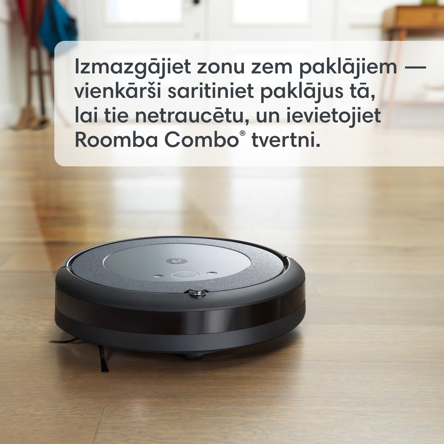 Roomba Combo® i5 robots putekļu sūcējs ar grīdas mazgāšanas funkciju