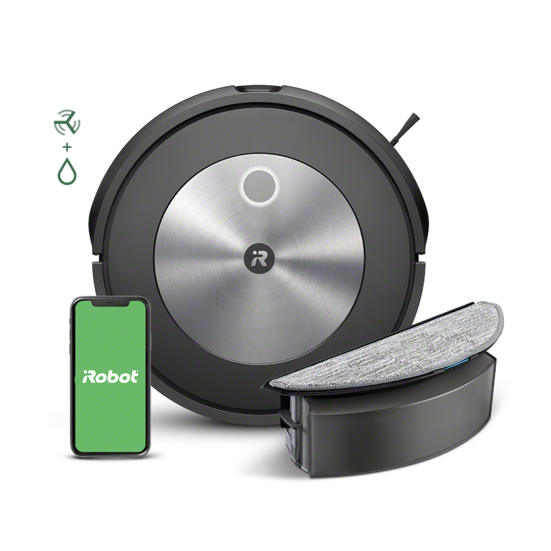 Roomba Combo® j5 robots putekļu sūcējs ar grīdas mazgāšanas funkciju