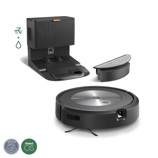 Roomba Combo® j5+ robots putekļu sūcējs ar grīdas mazgāšanas funkciju