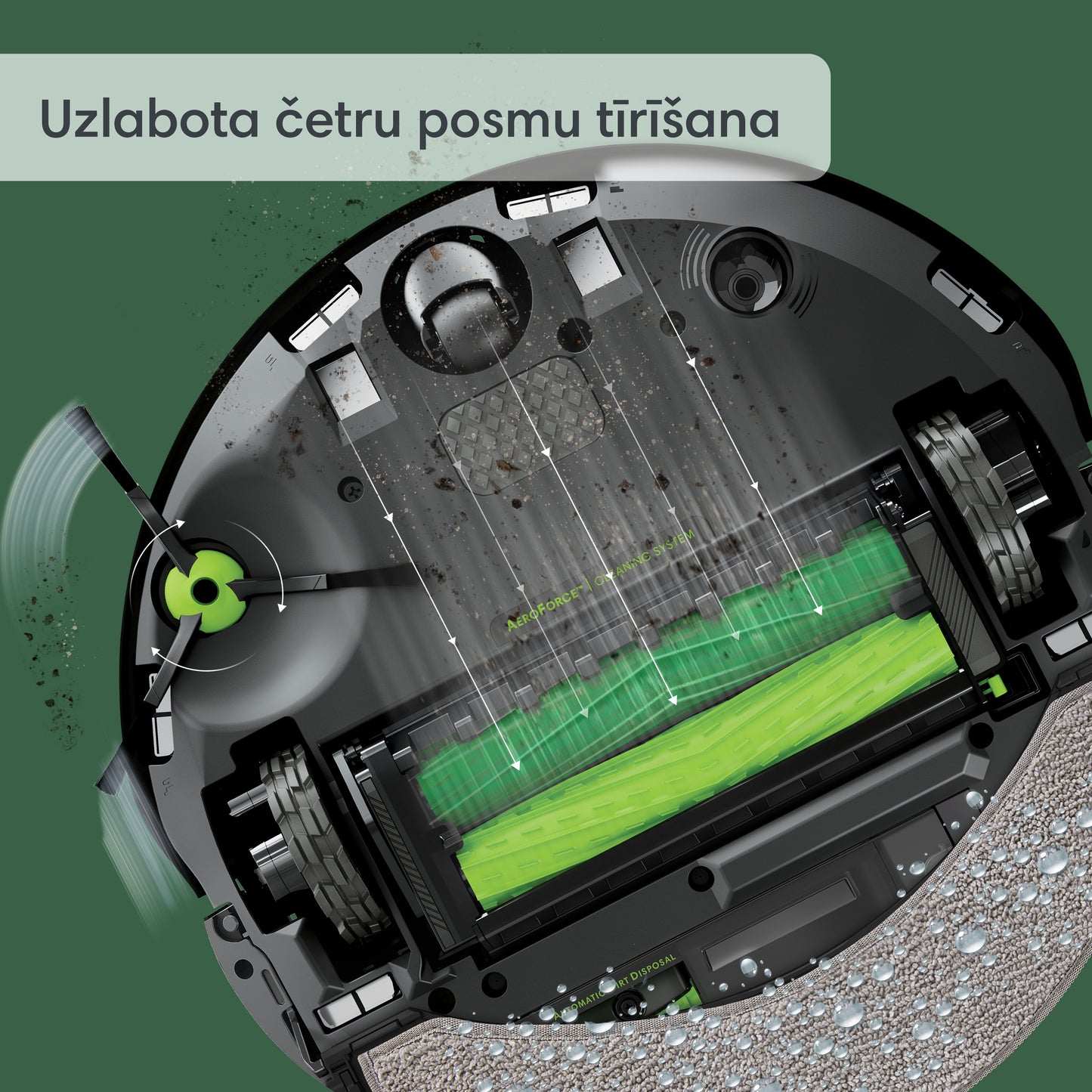 Roomba Combo® j7 robots putekļu sūcējs ar grīdas mazgāšanas funkciju