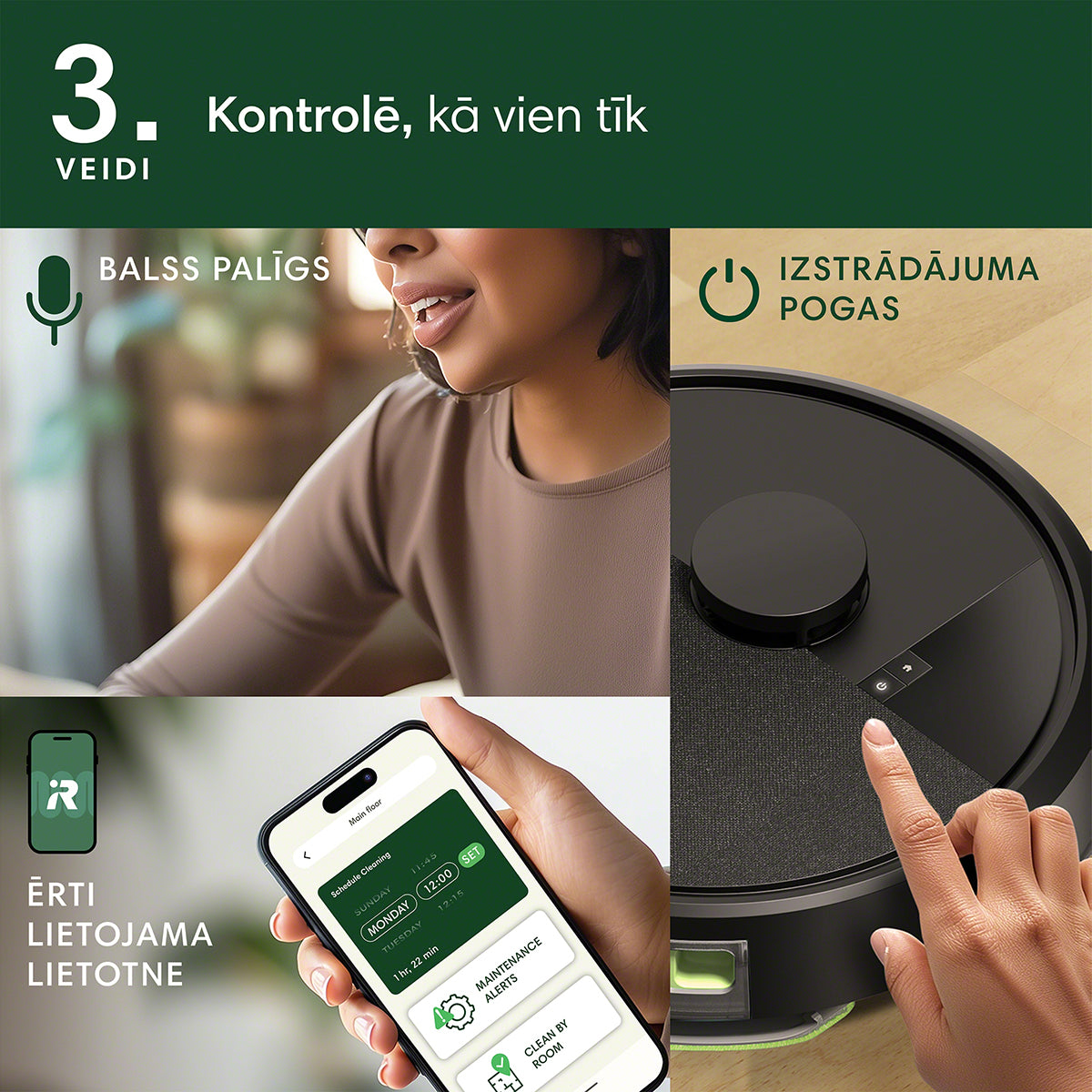 Roomba® 105 Combo Robot + AutoEmpty™ staciju