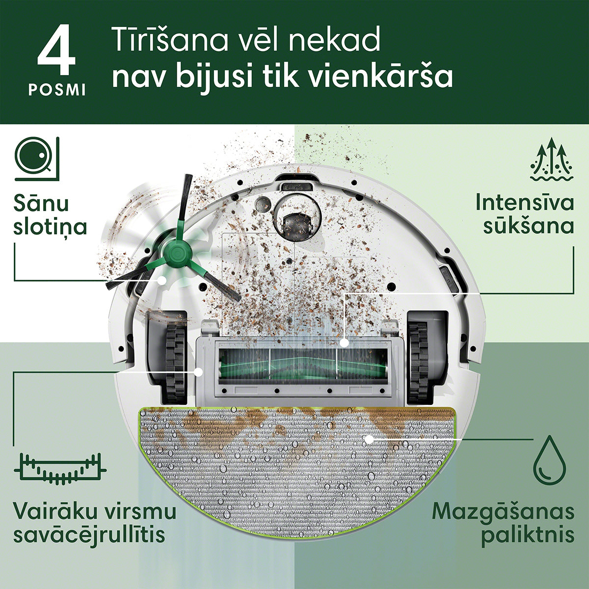 Roomba® 105 Combo Robot + AutoEmpty™ staciju