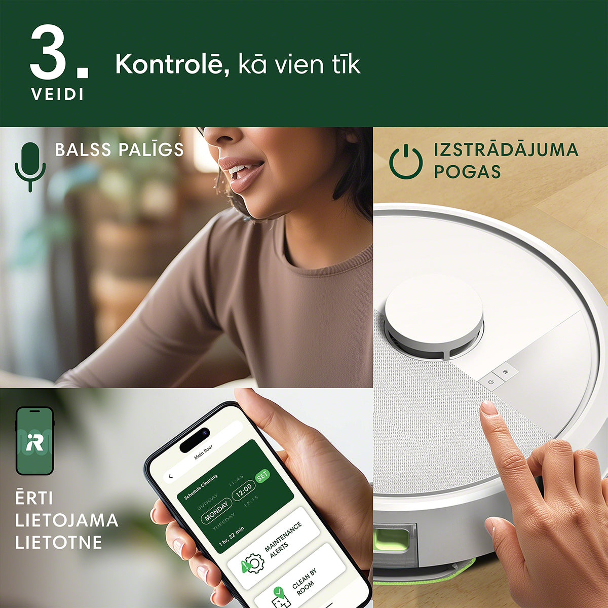 Roomba® 105 Combo Robot + AutoEmpty™ staciju