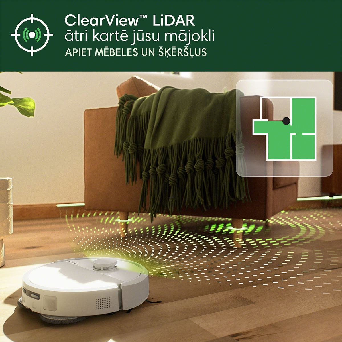 Roomba Combo® 405+ robots putekļu sūcējs