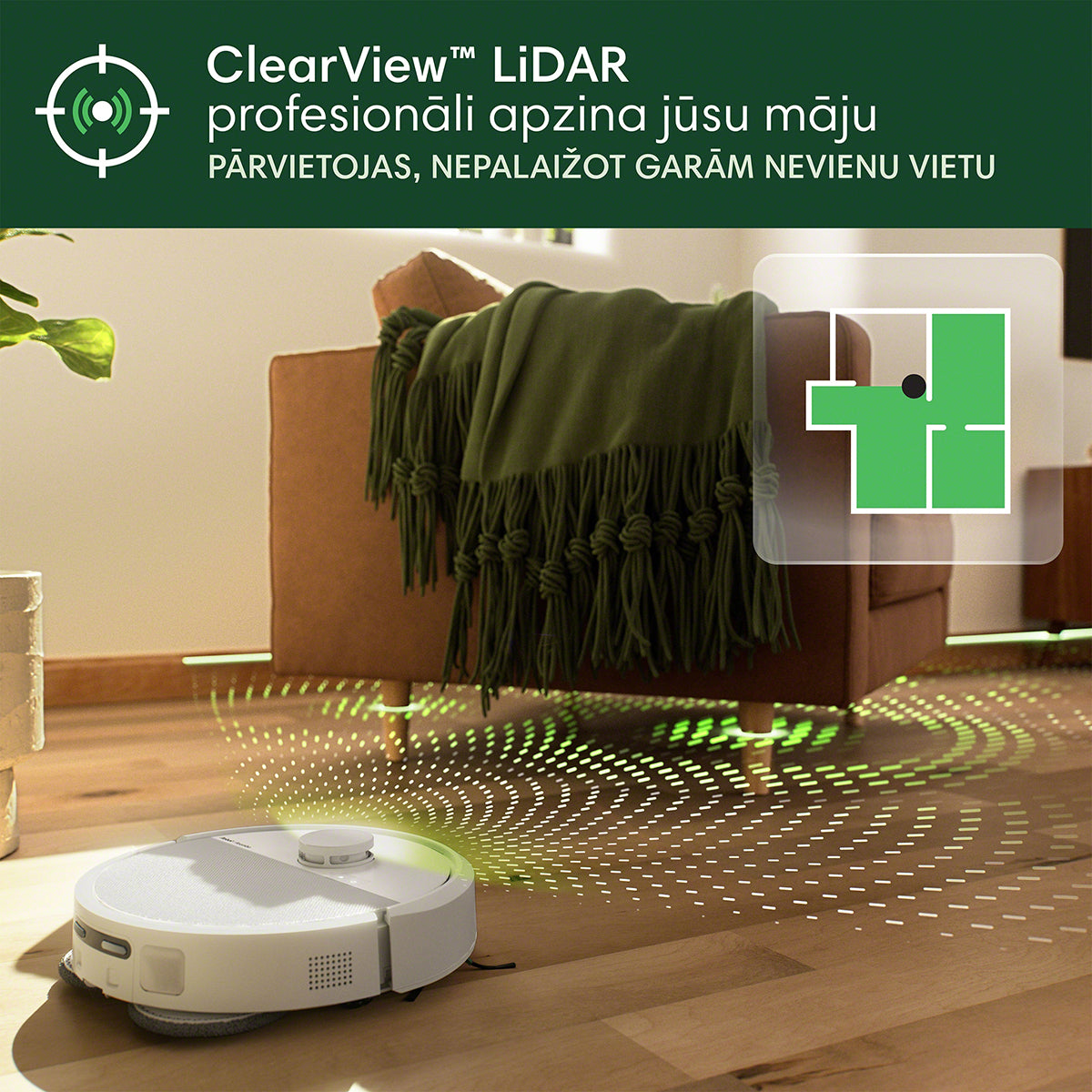 Roomba Combo® 505+ robots putekļu sūcējs