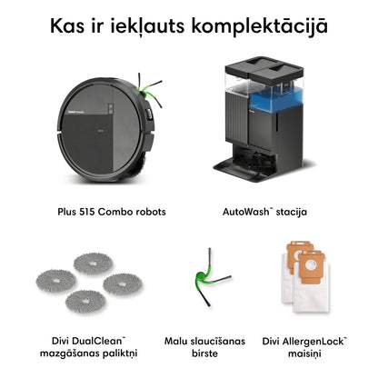 Roomba® Plus 515 Combo robots + AutoWash™ dokstacija