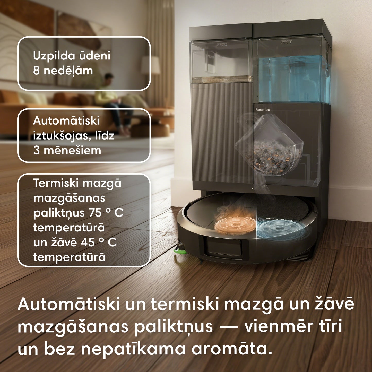 Roomba® Plus 515 Combo robots + AutoWash™ dokstacija