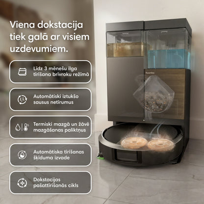 Roomba® Plus 575 Combo robots + AutoWash™ dokstacija