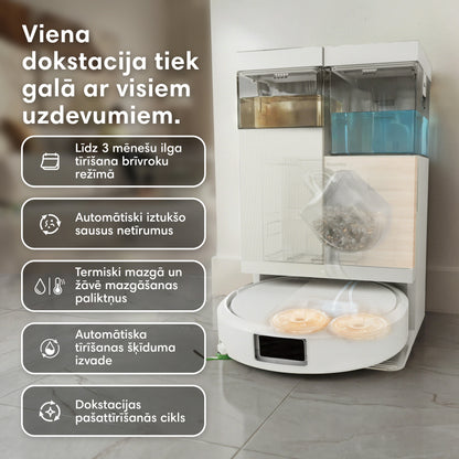 Roomba® Plus 575 Combo robots + AutoWash™ dokstacija