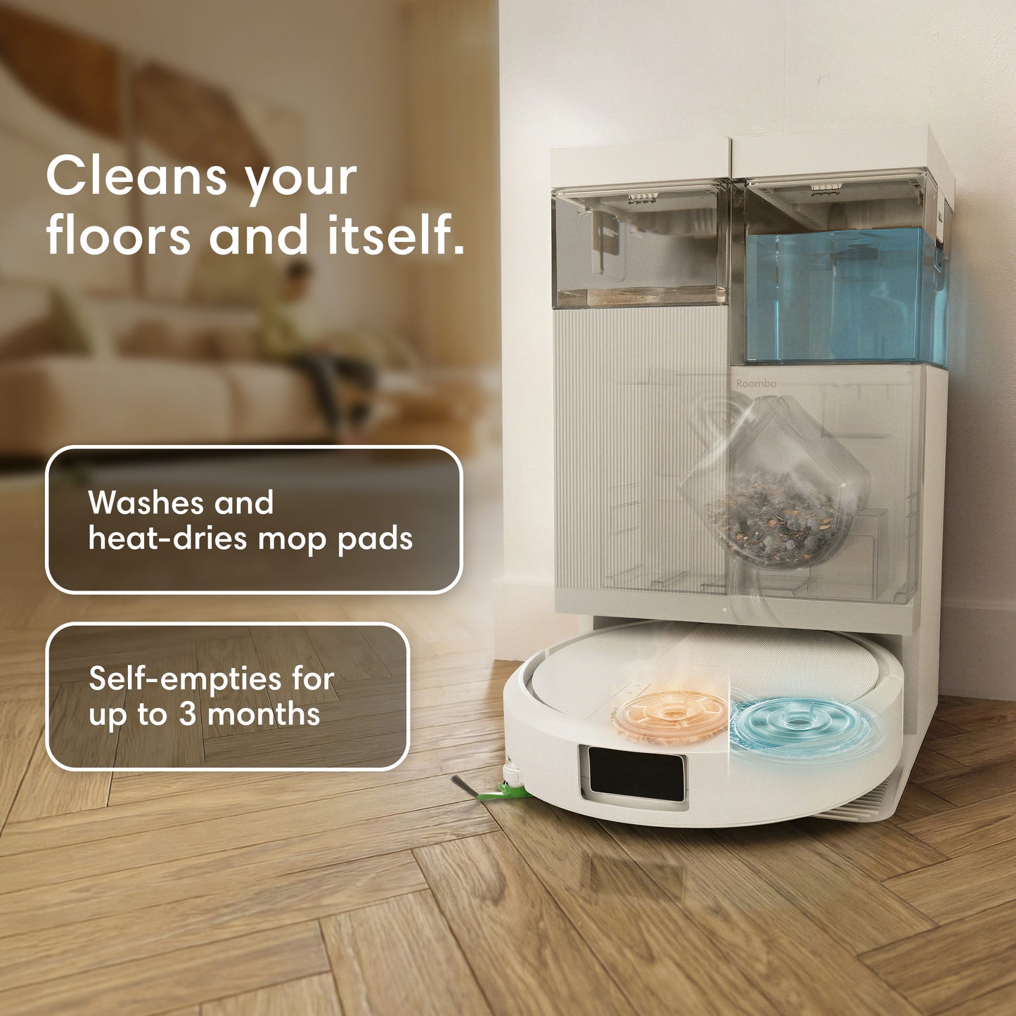 Roomba® 415 Combo robots + AutoWash™ dokstacija